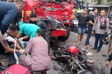 Empat Kendaraan Terlibat Kecelakaan Beruntun, Sejumlah Korban Luka, Dua Di Antaranya Luka Parah